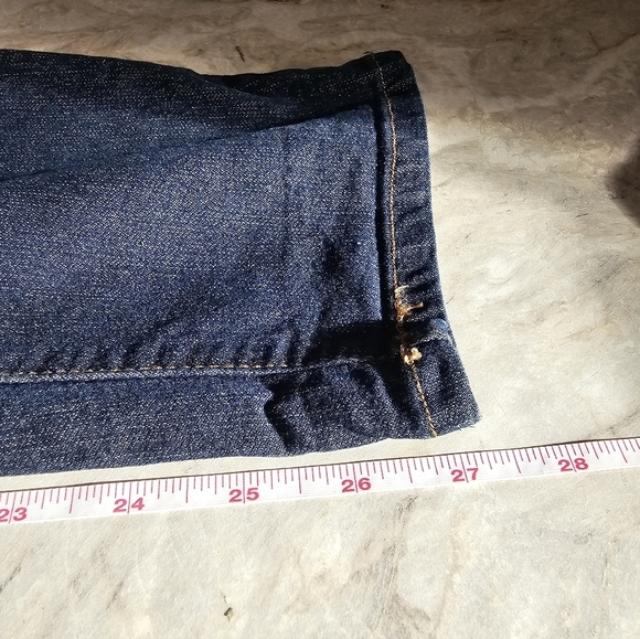 1822 Denim Dark Blue Women's Jeans Skinny Leg High Rise 22w - Picture 8 of 8